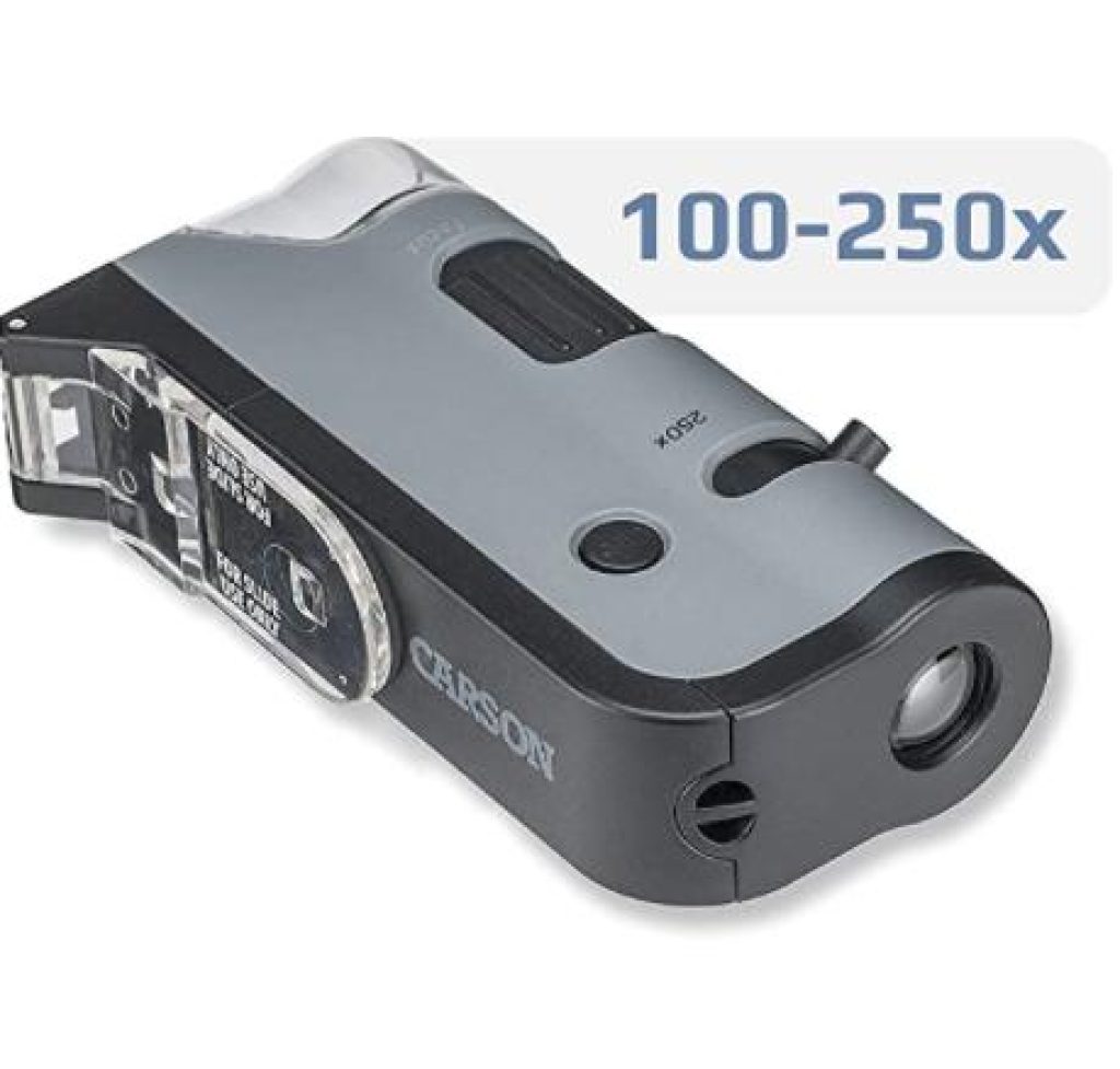 Carson MicroFlip microscope pour smartphone